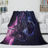 Astronaut Blanket Pattern Flannel Kids Room Throw