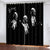 Astronaut Curtains Pattern Blackout Window Drapes