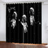 Astronaut Curtains Pattern Blackout Window Drapes