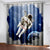 Astronaut Curtains Pattern Blackout Window Drapes