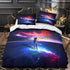 Astronaut Duvet Cover Kids Room Bedding Set Without Filler