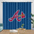 Atlanta Braves Curtains Blackout Window Drapes Room Decoration