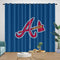 Atlanta Braves Curtains Blackout Window Drapes Room Decoration