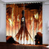 Attack On Titan Pattern Curtains Blackout Window Drapes