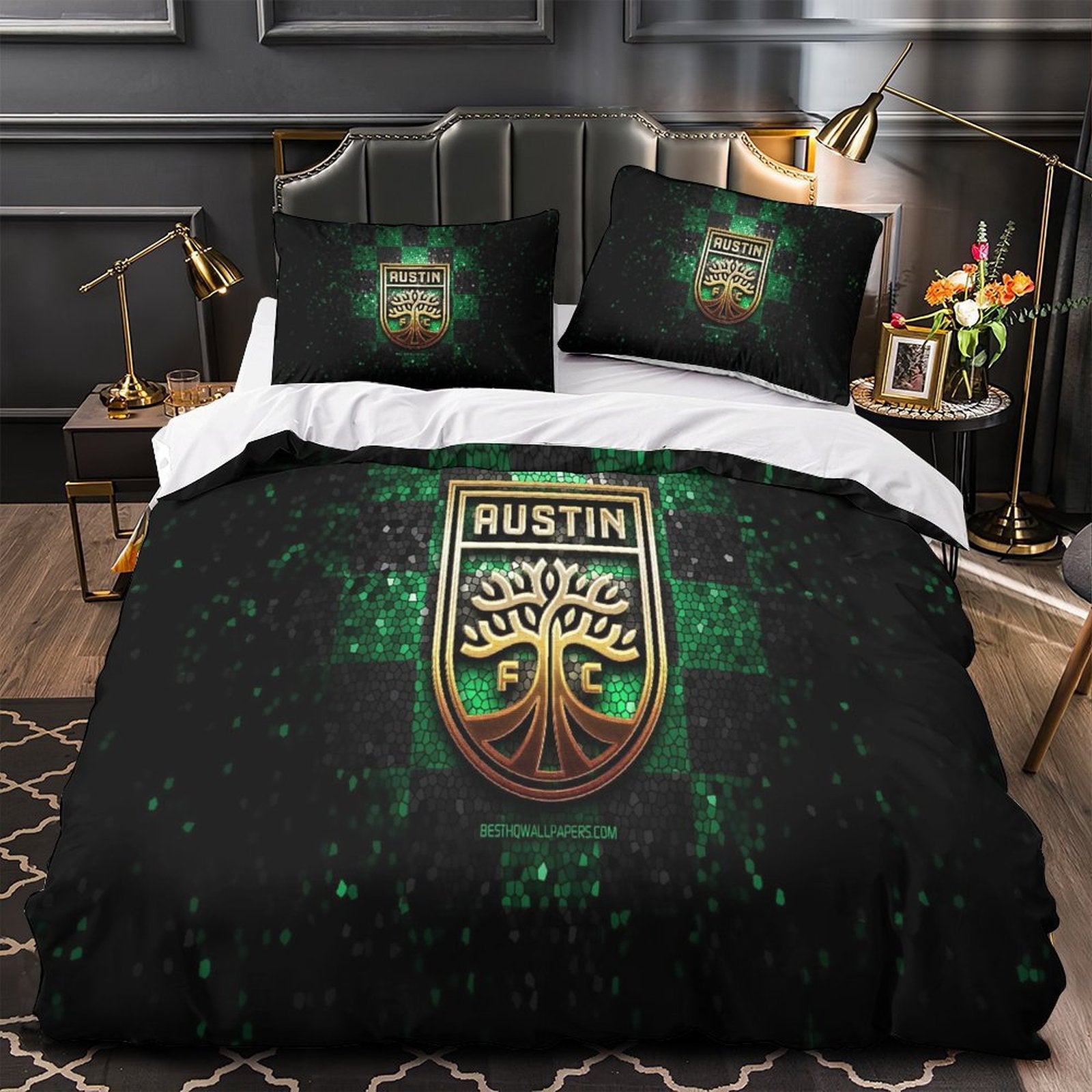 Austin FC Bedding Set Duvet Cover Without Filler