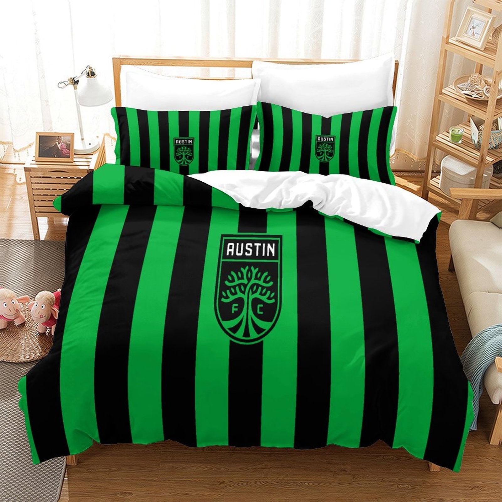 Austin FC Bedding Set Duvet Cover Without Filler