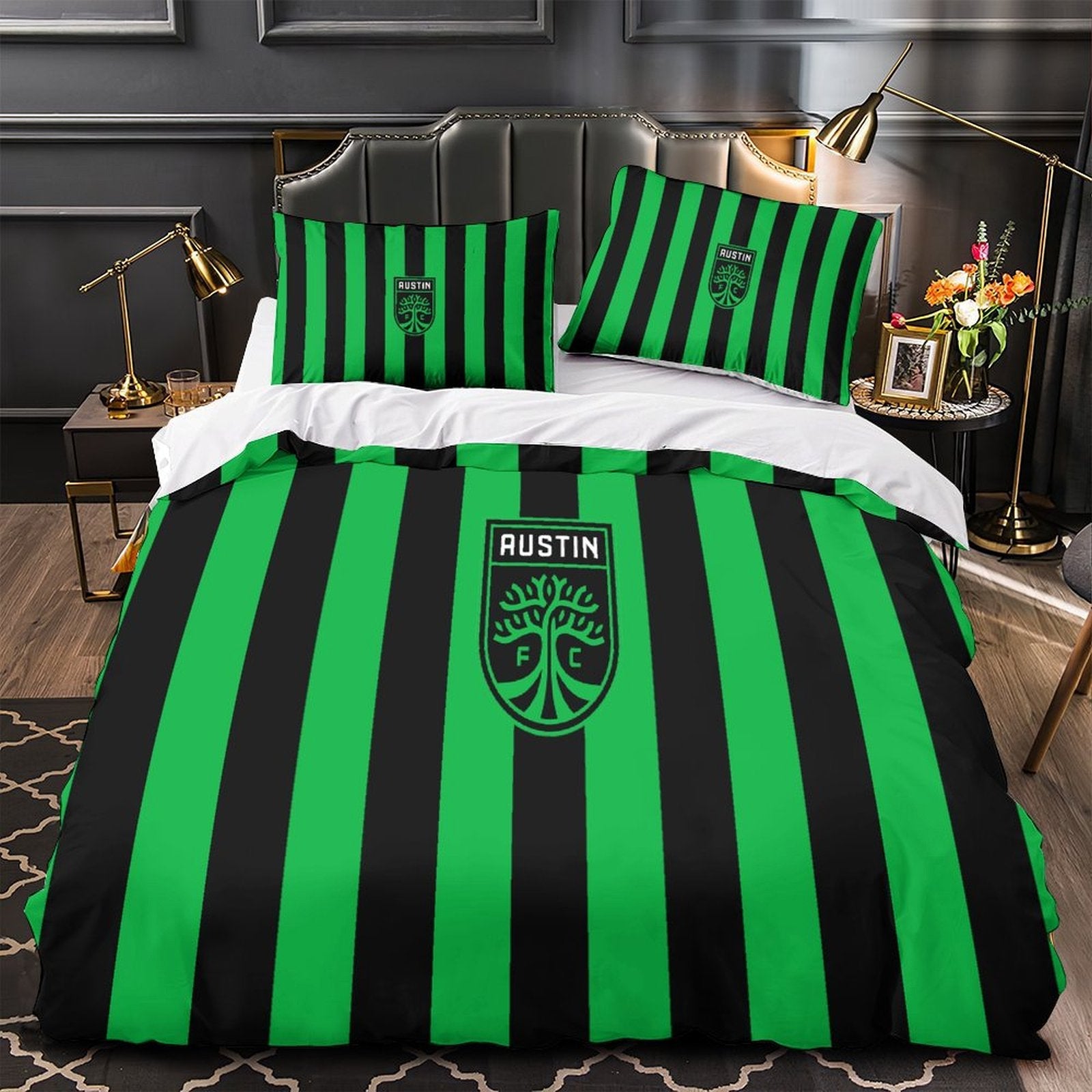 Austin FC Bedding Set Duvet Cover Without Filler