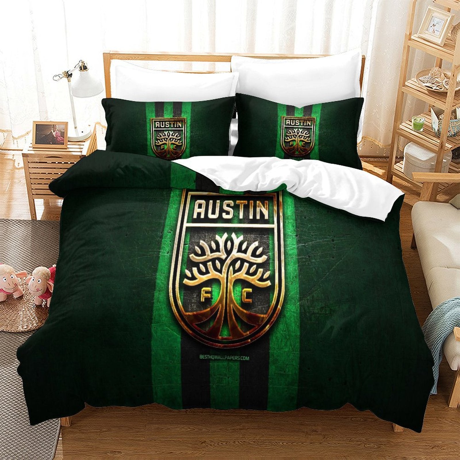 Austin FC Bedding Set Duvet Cover Without Filler