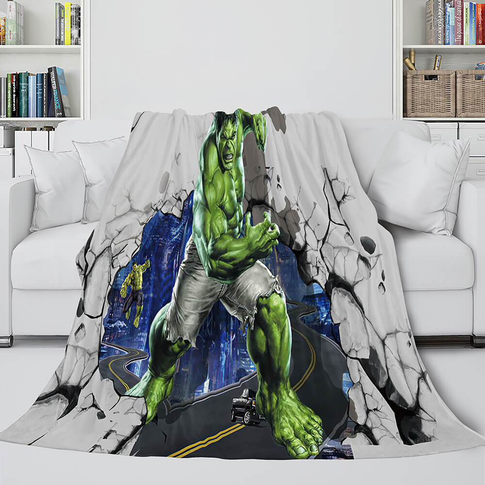 Avengers 4 Flannel Blanket Fleece Throw Cosplay Blanket Wrap Nap Quilt