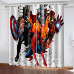 Avengers Curtains Blackout Window Drapes