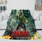 Avengers Flannel Fleece Throw Cosplay Blanket Shawl Wrap Nap Quilt