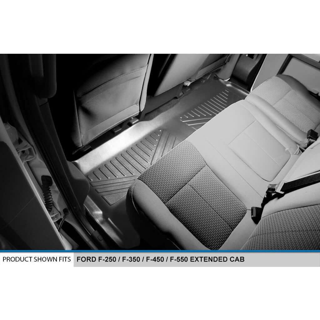 SMARTLINER Custom Fit Floor Liners For 2011-2012 F-250/F-350 Super Duty SuperCab with Depressed Drivers Side Pedal