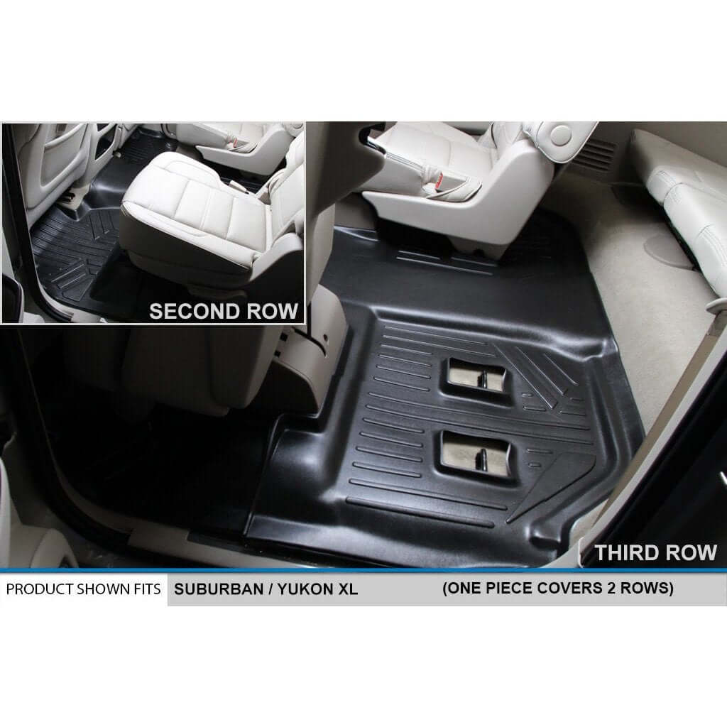SMARTLINER Custom Fit Floor Liners For 2015 - 2020 Chevrolet Suburban/GMC Yukon XL