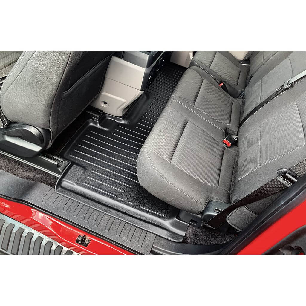 SMARTLINER Custom Fit Floor Liners For 2015-2025 Ford F-150 SuperCab with 1st Row Bucket Seats Vinyl Flooring