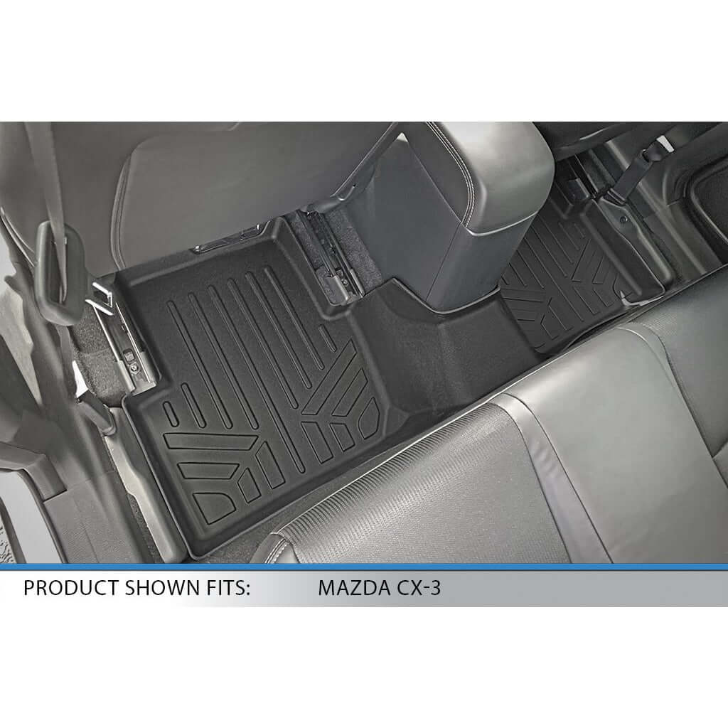 SMARTLINER Custom Fit Floor Liners For 2016-2021 Mazda CX-3 Without Cargo Tray
