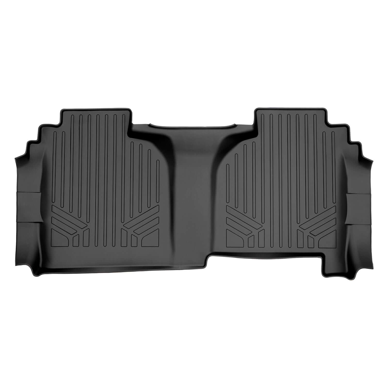 SMARTLINER Custom Fit Floor Liners For 2019-2024 GMC Sierra 1500 Double Cab with Carpet Flooring and 1st Row Bench Seat and OTH Coverage (without 2nd Row Under Seat Storage)