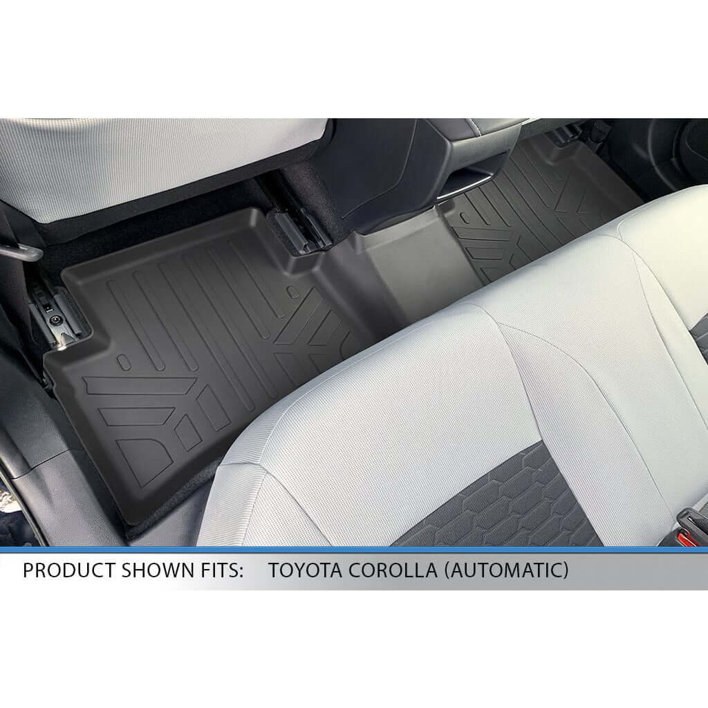 SMARTLINER Custom Fit Floor Liners For 2019-2025 Toyota Corolla Hatchback (With Tire Repair Kit)