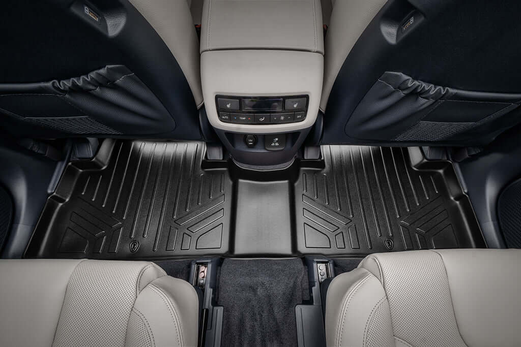 SMARTLINER Custom Fit Floor Liners For 2020-2025 Hyundai Palisade with 2nd Row Bucket Seats No Center Console and No In Between Coverage