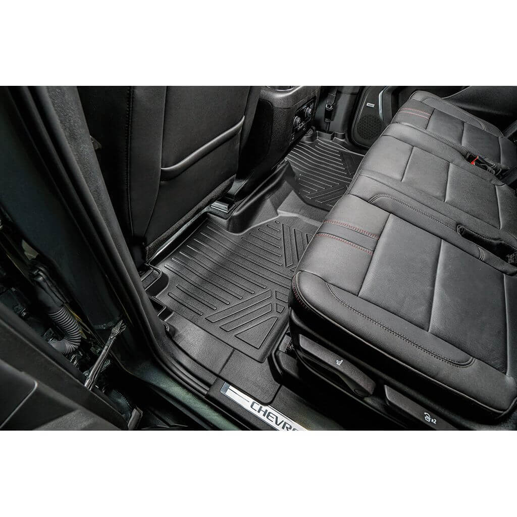 SMARTLINER Custom Fit Floor Liners For 2021-2025 Cadillac Escalade with 2nd Row Bench Seat