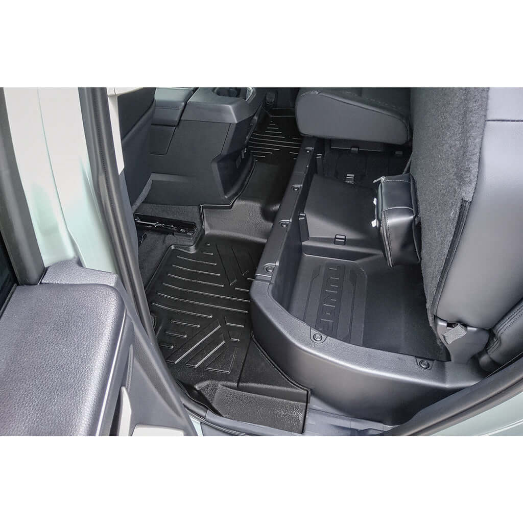 SMARTLINER Custom Fit Floor Liners For 2022-2025 Toyota Tundra (Extended Cab/ Double Cab) with Underseat Storage