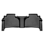 SMARTLINER Custom Fit Floor Liners For 2019-2024 Chevrolet Silverado 1500 Double Cab with Carpet Flooring and 1st Row Bench Seat and OTH Coverage (with 2nd Row Under Seat Storage)