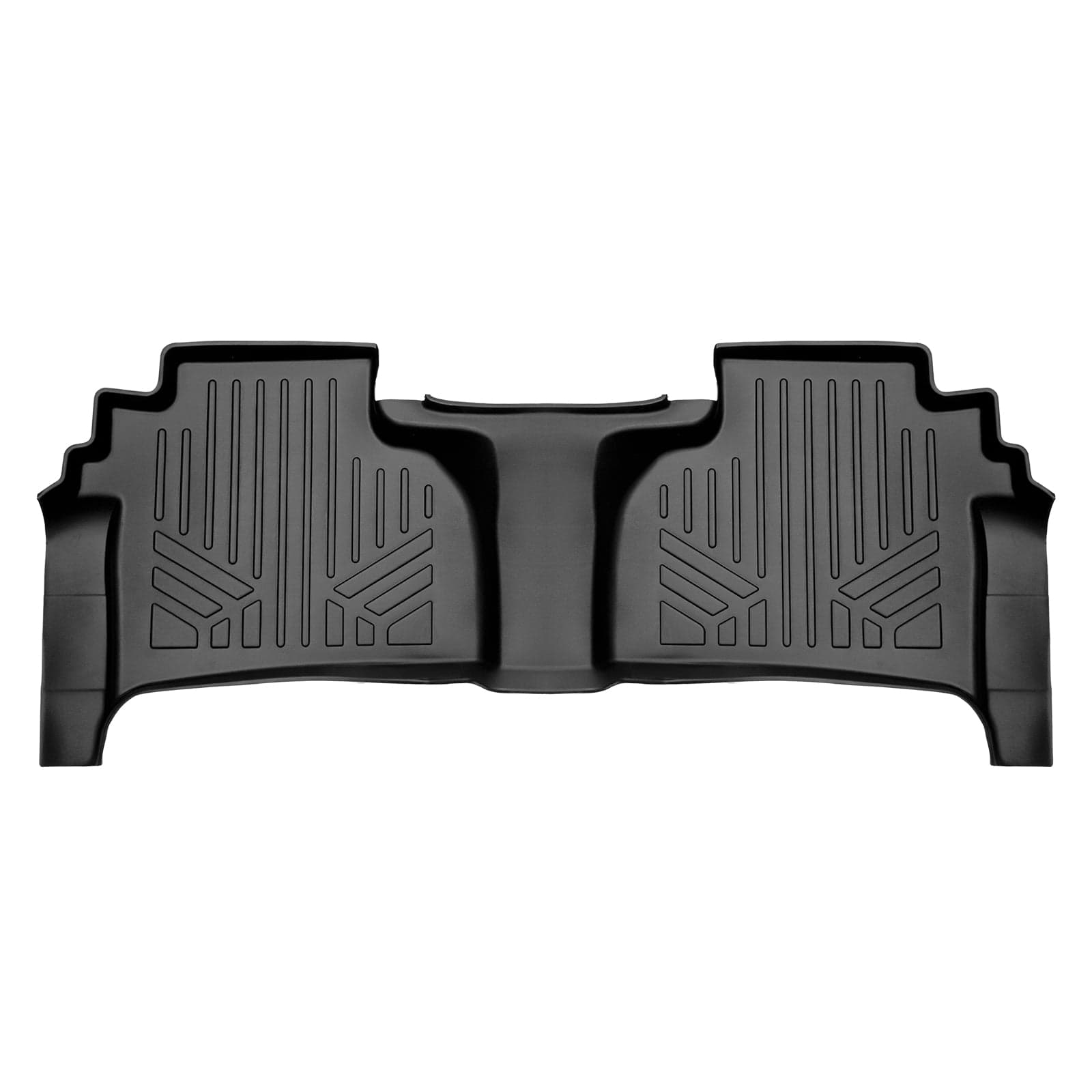 SMARTLINER Custom Fit Floor Liners For 2019-2024 Chevrolet Silverado 1500 Double Cab with Carpet Flooring and 1st Row Bench Seat without OTH Coverage (with 2nd Row Under Seat Storage)