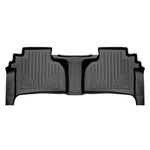 SMARTLINER Custom Fit Floor Liners For 2019-2024 Chevrolet Silverado 1500 Double Cab with Carpet Flooring and 1st Row Bench Seat without OTH Coverage (with 2nd Row Under Seat Storage)