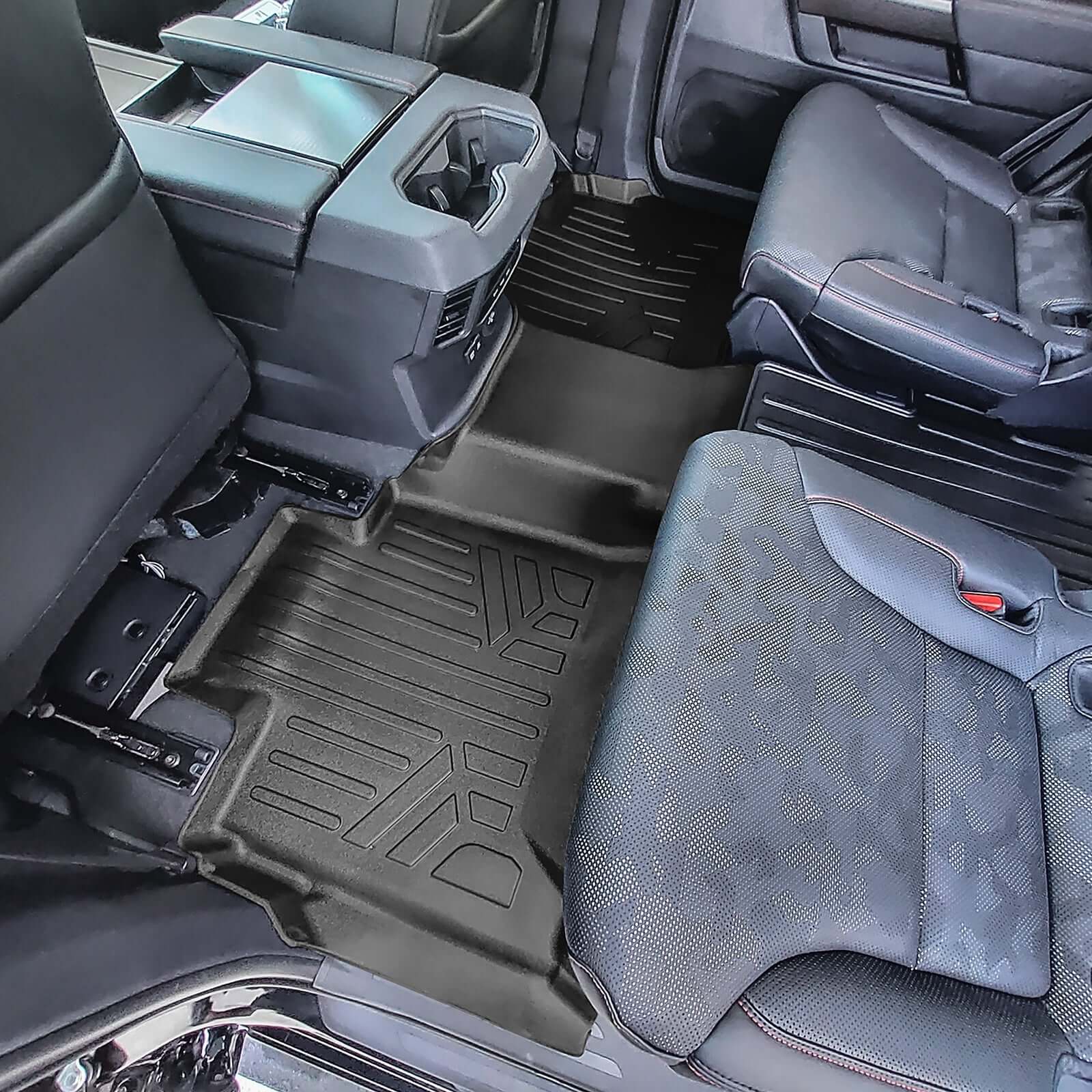 SMARTLINER Custom Fit Floor Liners For 2023-2025 Toyota Sequoia (7 Passenger Model without Center Console)