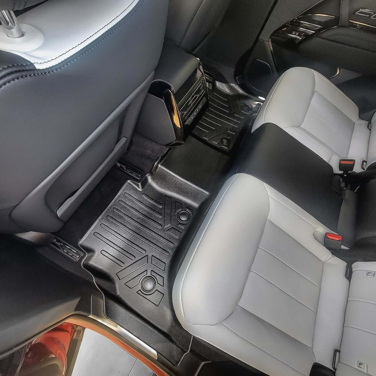 SMARTLINER Custom Fit Floor Liners For 2022-2025 Land Rover | Range Rover 5th Generation SWB (Standard Wheel Base) with executive class rear seats