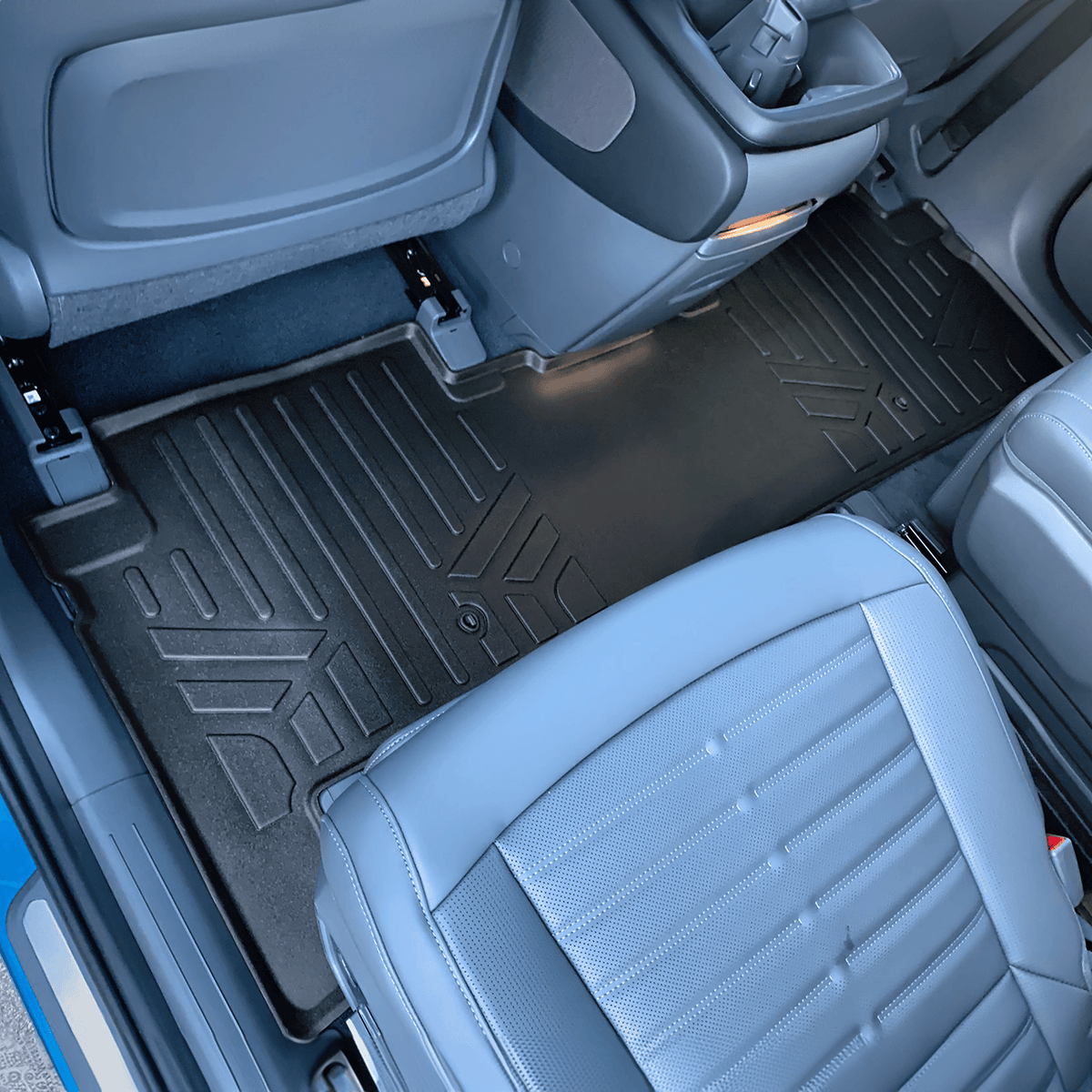 SMARTLINER Custom Fit Floor Liners Compatible With 2024 - 2025 Kia EV9 (2nd Row Bench Seat)