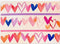 Layered Love Hearts - Greeting Card