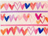 Layered Love Hearts - Greeting Card