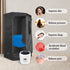 Blisspod Portable Personal Full Body 60 Min Rapid Steam Sauna | Pentagonal | Grey | Powerful 1600 Watts | 3.6L Stronger Steamer | 90X90X190cm