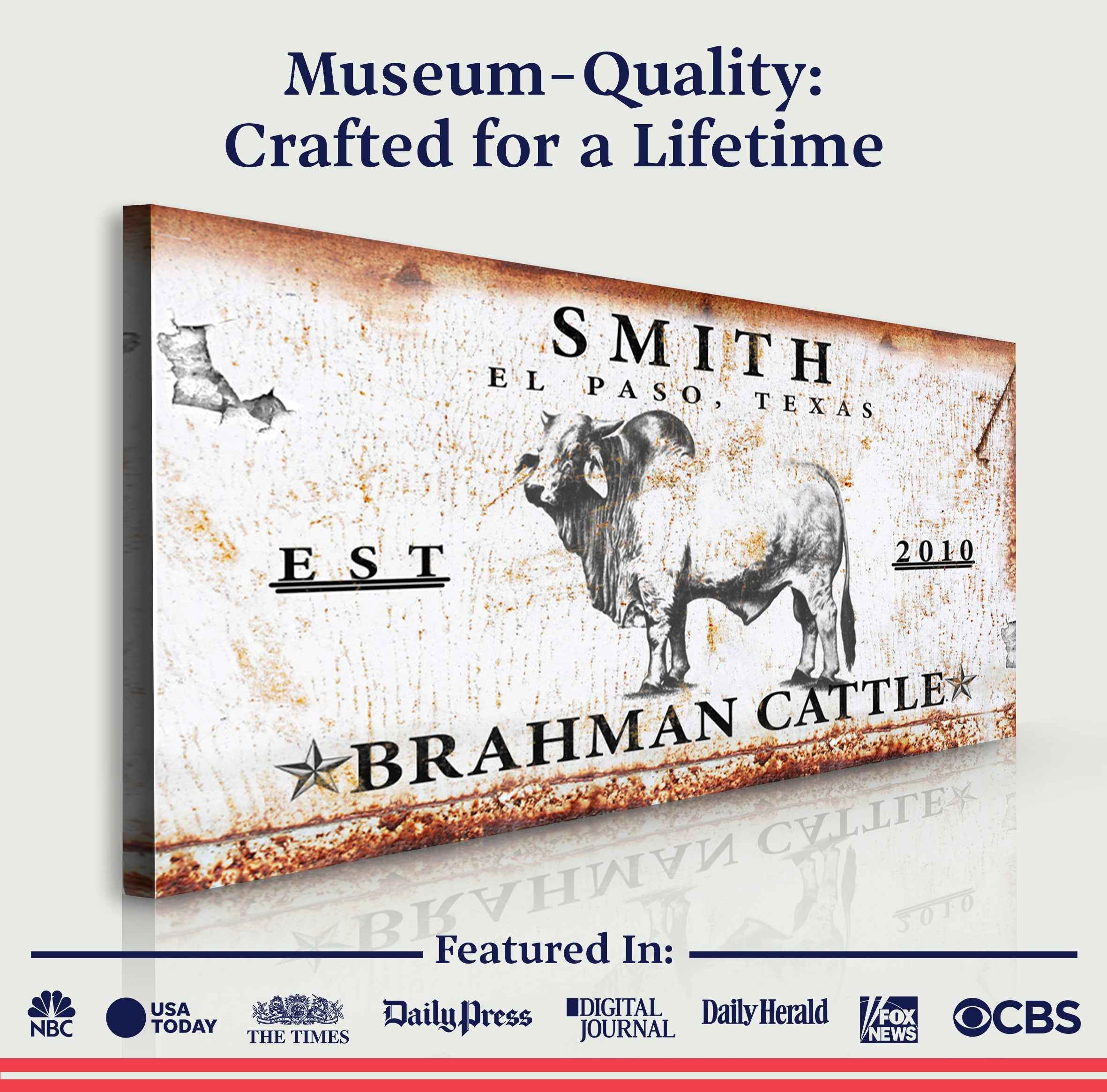 Brahman Cattle Sign