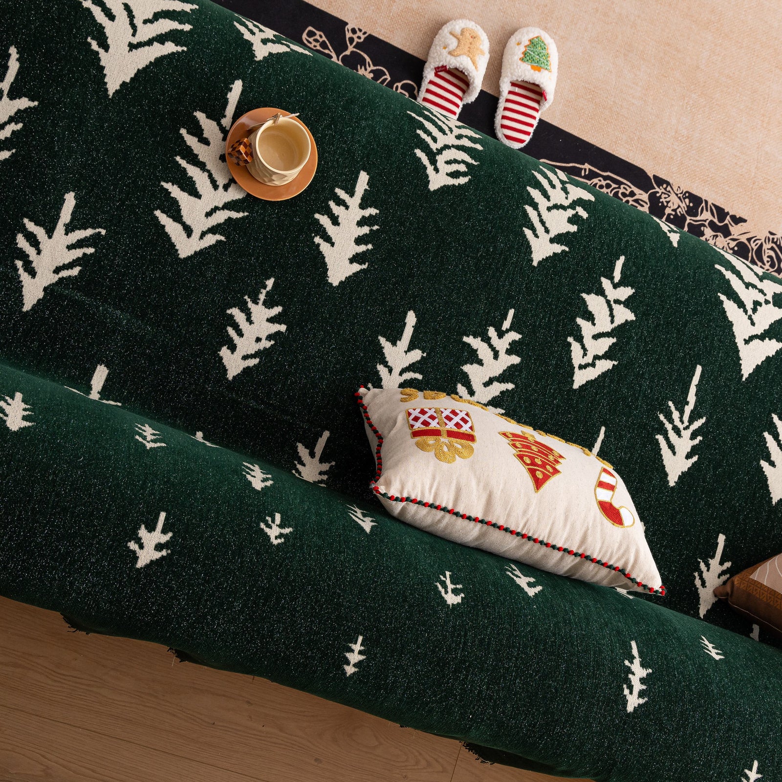 Modern Couch Covers for Couches Large Decorative Throw Blanket with Tassels for Couch