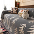 Modern Couch Covers for Couches Large Decorative Throw Blanket with Tassels for Couch