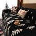 Modern Couch Covers for Couches Large Decorative Throw Blanket with Tassels for Couch