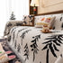 Modern Couch Covers for Couches Large Decorative Throw Blanket with Tassels for Couch