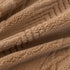 Plush Fleece Sofa Cover with 3D Cable Knit Texture Soft Cozy Warm Sofa Throw Blanket