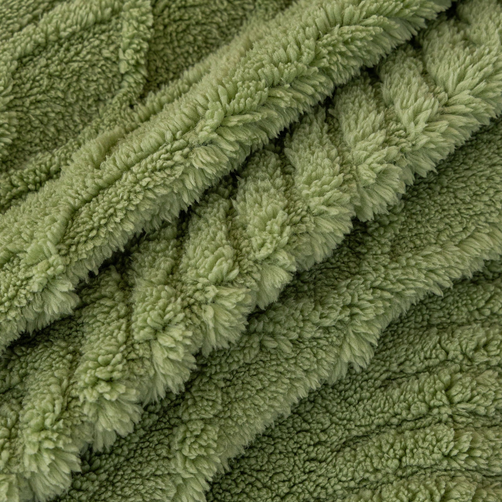 Plush Fleece Sofa Cover with 3D Cable Knit Texture Soft Cozy Warm Sofa Throw Blanket