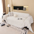 Solid Color Chenille Sofa Cover Blanket Furniture Covers for Sofas and Loveseats