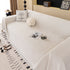 Solid Color Chenille Sofa Cover Blanket Furniture Covers for Sofas and Loveseats