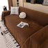 Solid Color Chenille Sofa Cover Blanket Furniture Covers for Sofas and Loveseats
