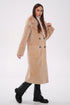 Genuine Lama Fur Virgin Wool Coat