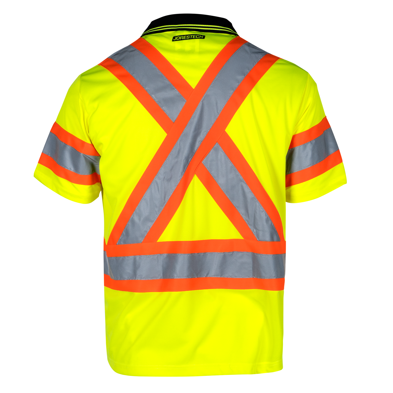 Hi-Vis X-Back Reflective Two-Tone Safety Polo Shirt