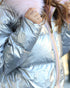 ⇆ Nicole Genuine Polar Fox Reversible Down Coat