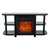 Decorative Modern 48" TV Stand with 18" Insert Electric Fireplace