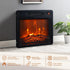 Decorative Modern 48" TV Stand with 18" Insert Electric Fireplace