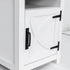 18" Solid Wood Farmhouse Nightstand for Bedroom in Brown or Grey or White