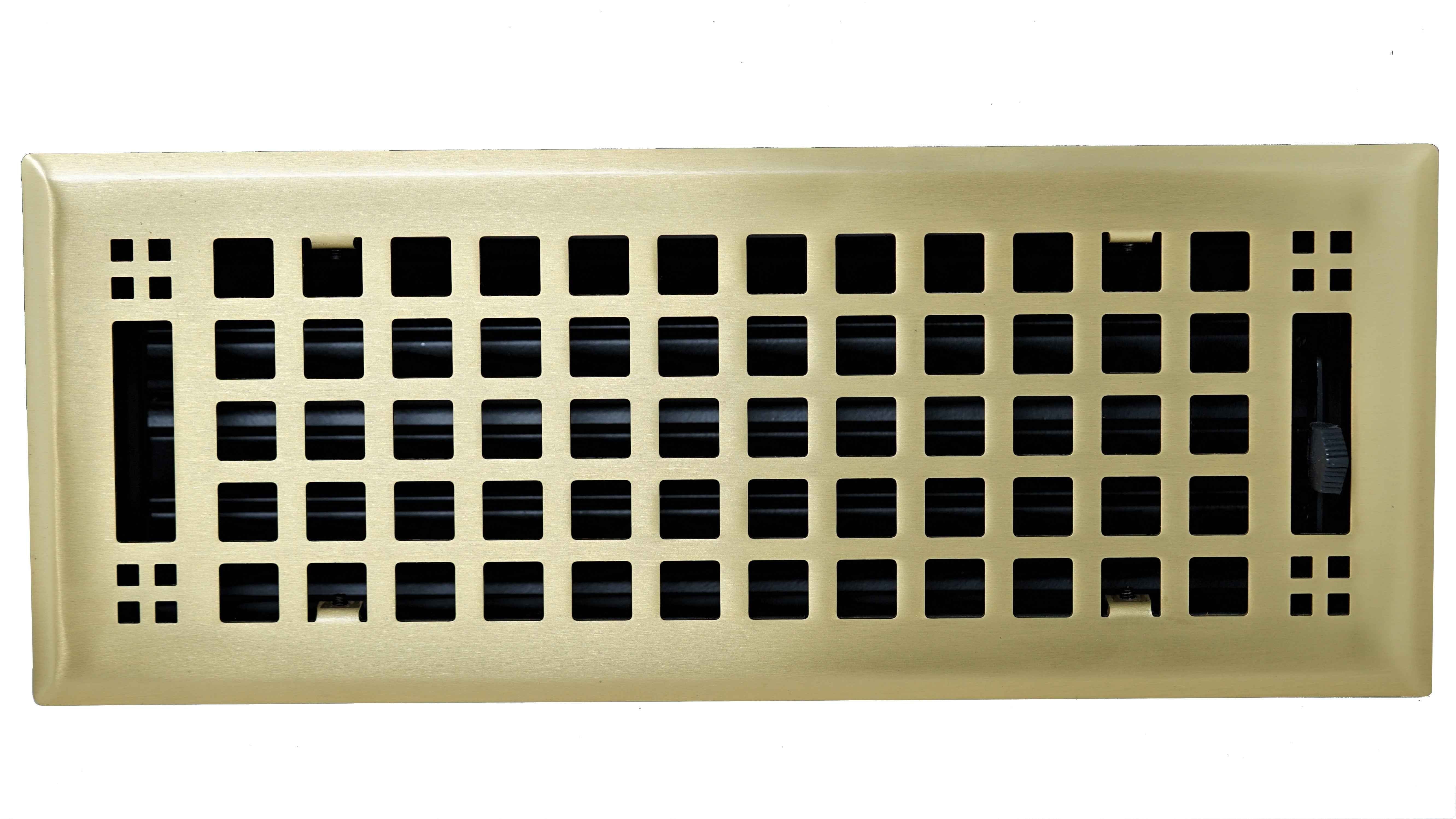 Steel Artisan Vent Covers - Brushed Brass